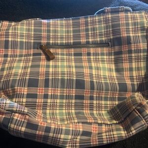 Plaid women’s shoulder bag